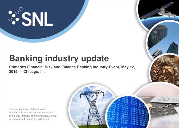 banking industry update
