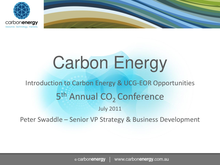 carbon energy