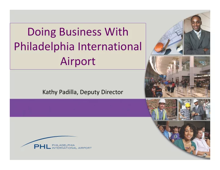doing business with philadelphia international airport