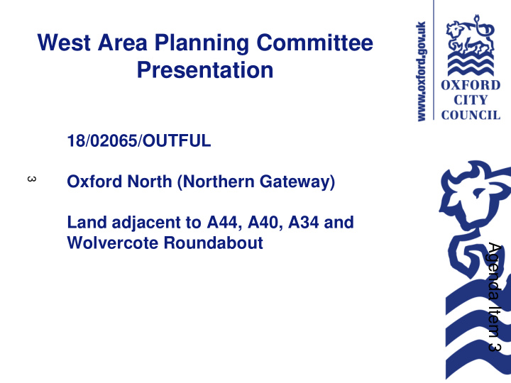 west area planning committee