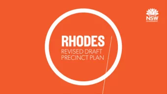 THE REVISED  PLAN  The vision for the precinct has been  revised to reflect the important  role of