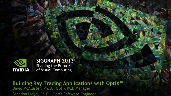 siggraph 2013