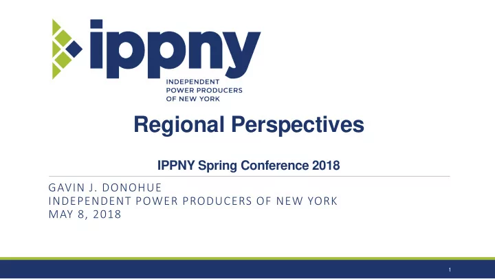 regional perspectives