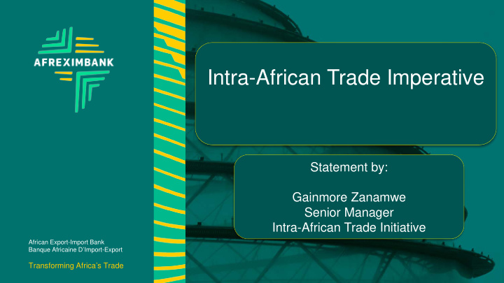 intra african trade imperative