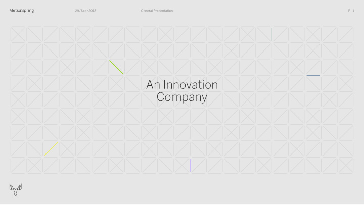 an innovation company