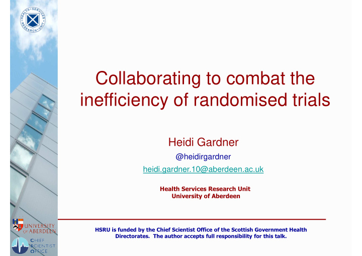 collaborating to combat the inefficiency of randomised