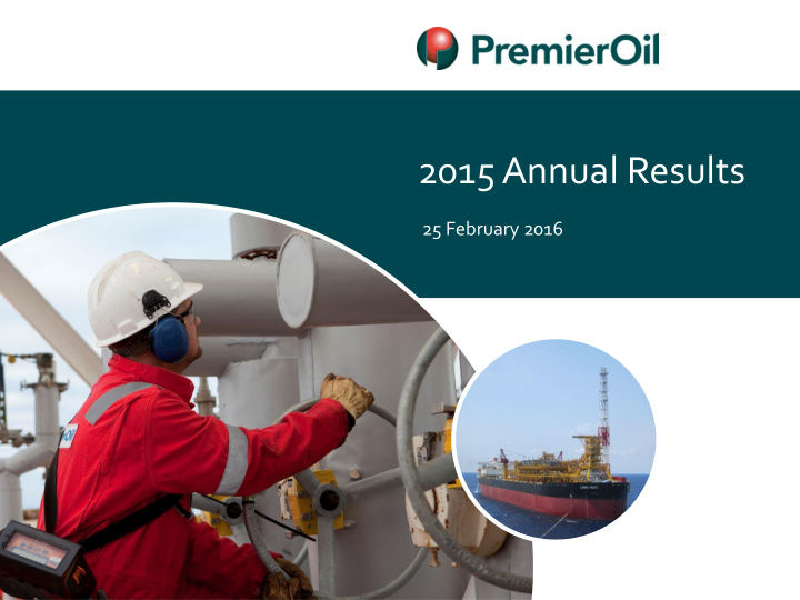 2015 annual results