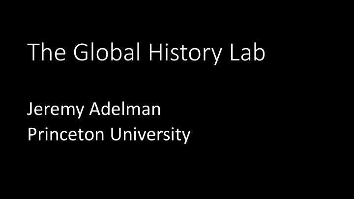 the global history lab