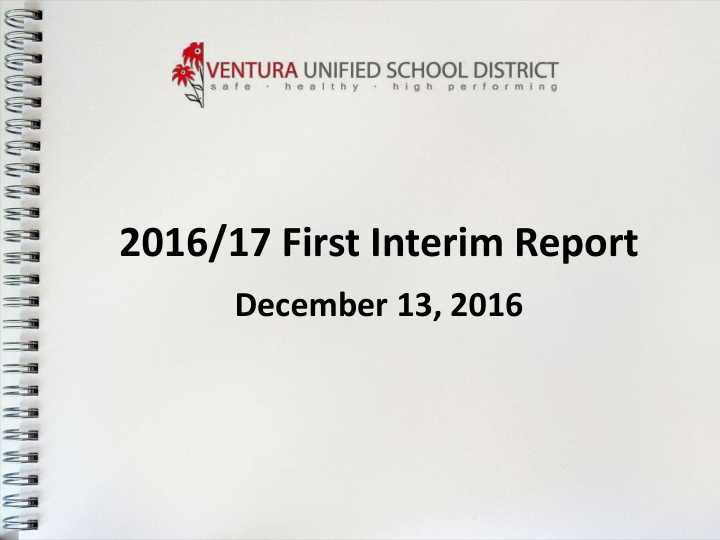 2016 17 first interim report