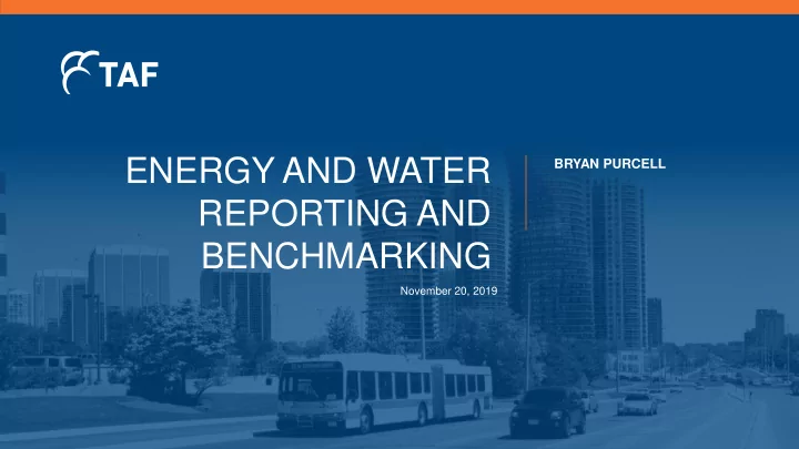 energy and water