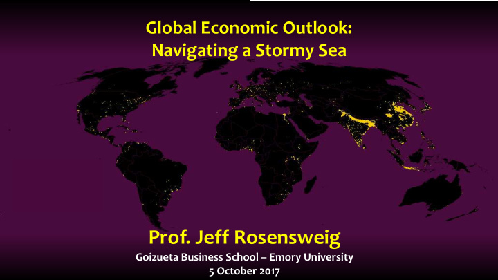 prof jeff rosensweig