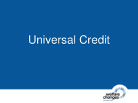 universal credit universal credit