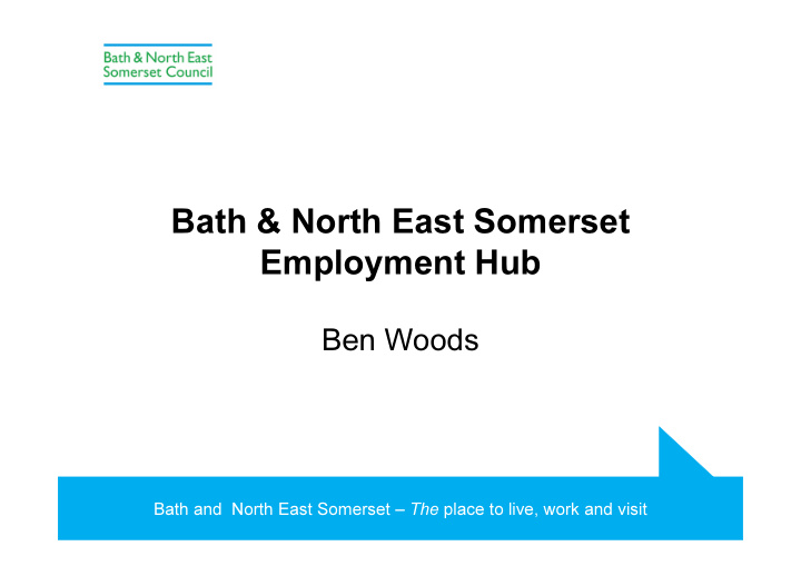 bath north east somerset employment hub