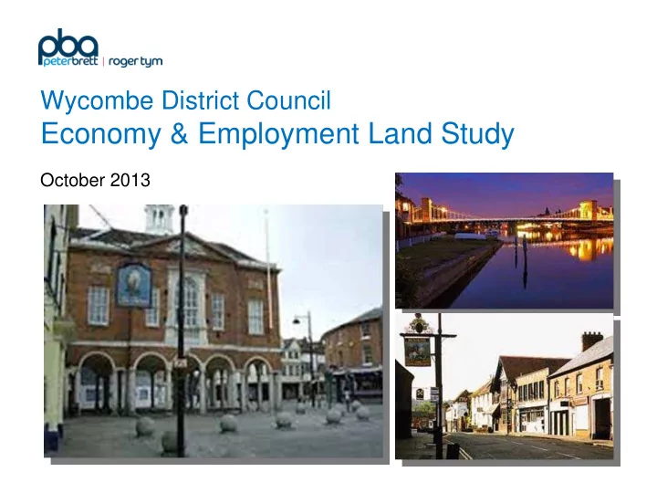 economy employment land study