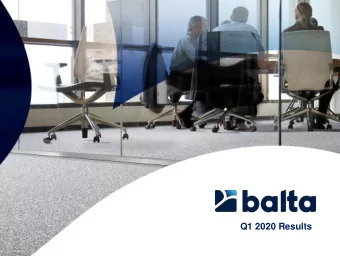 Q1 2020 Results  Confidential  Disclaimer  In considering any performance information contained