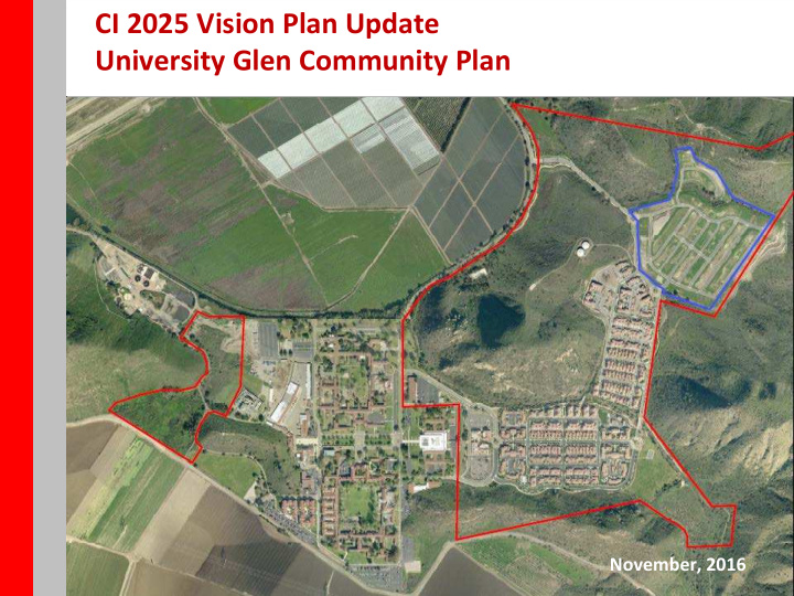 ci 2025 vision plan update university glen community plan