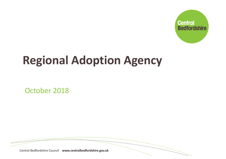 regional adoption agency