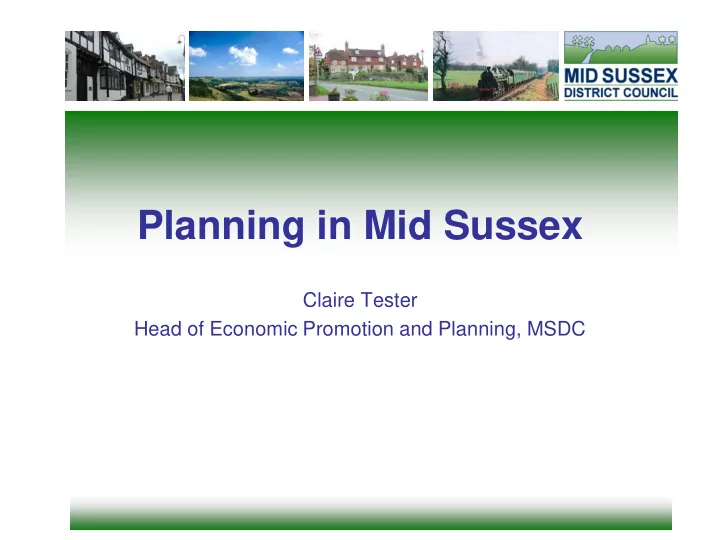 planning in mid sussex
