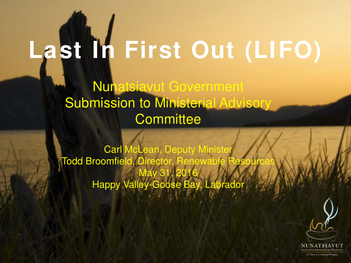 last in first out lifo