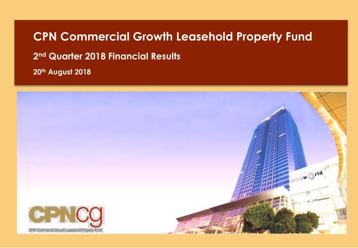 cpn commercial growth leasehold property fund