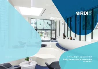 Agenda   Introduction and highlights  Mike Watters (CEO)   Financial results  Donald Grant