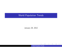 world population trends