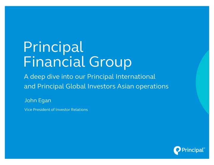 principal financial group