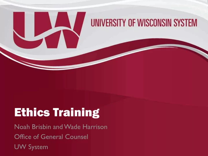 ethics training