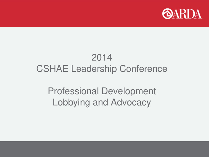 cshae leadership conference professional development