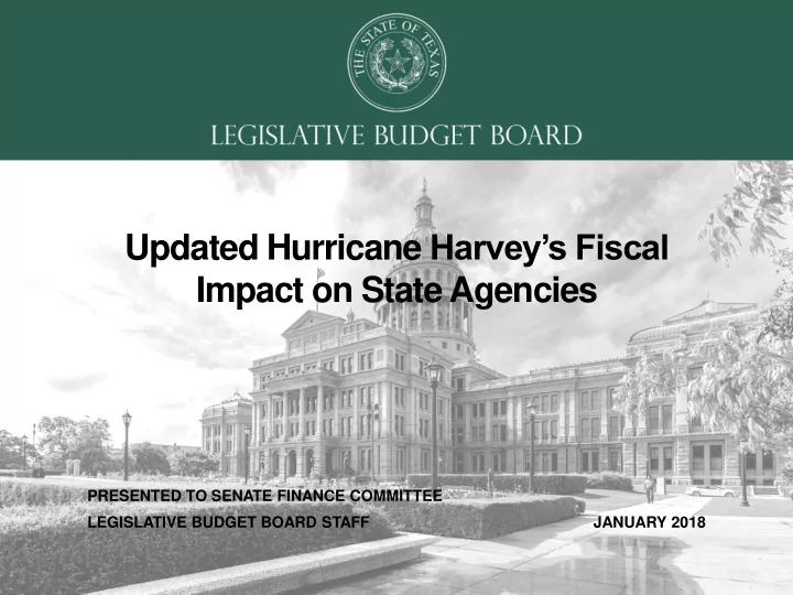 updated hurricane harvey s fiscal
