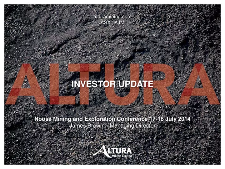 investor update