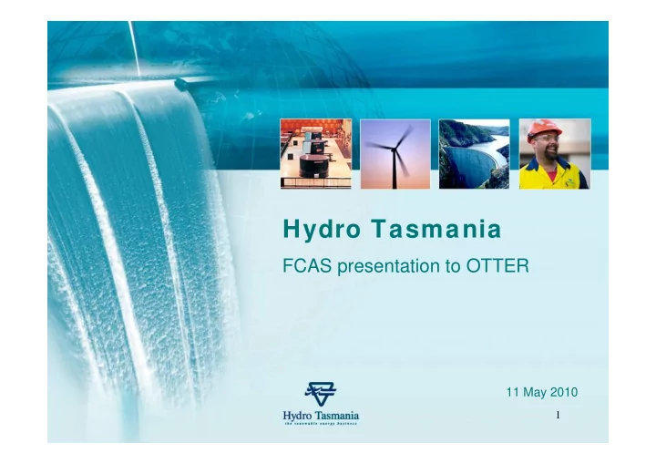 hydro tasmania