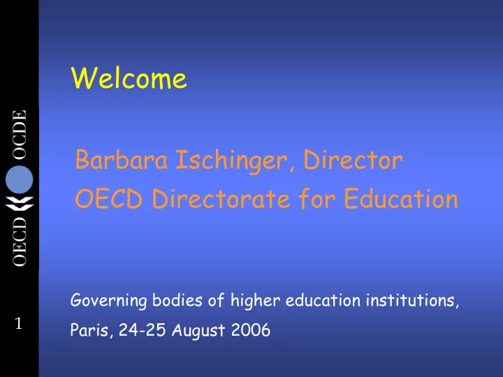 welcome