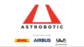 Proudly Partnered With:  1 PEREGRINE LUNAR LANDER  Peregrine is a product line that  will serve