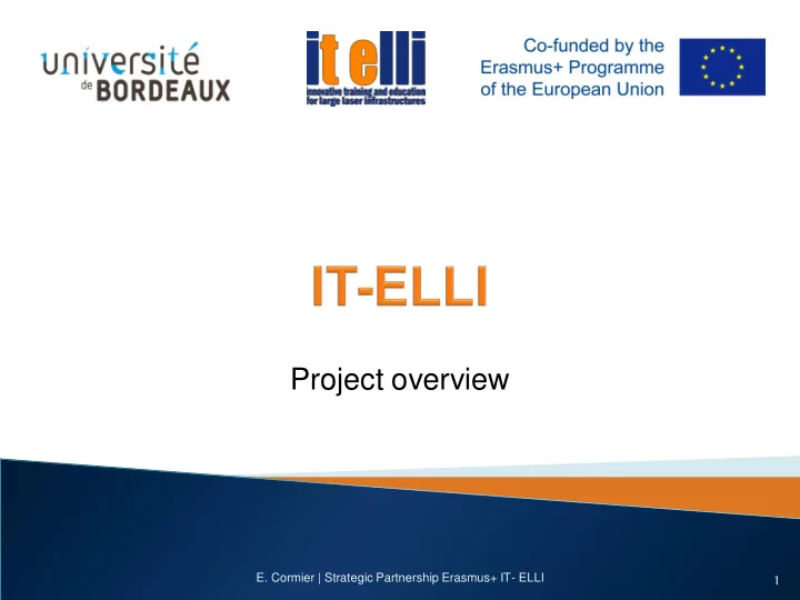 project overview