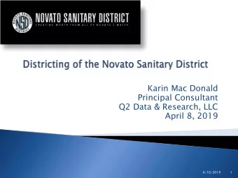 Karin Mac Donald  Principal Consultant  Q2 Data &amp; Research, LLC  April 8, 2019  4/10/2019  1