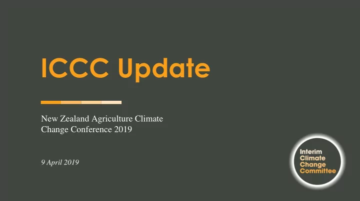 iccc update