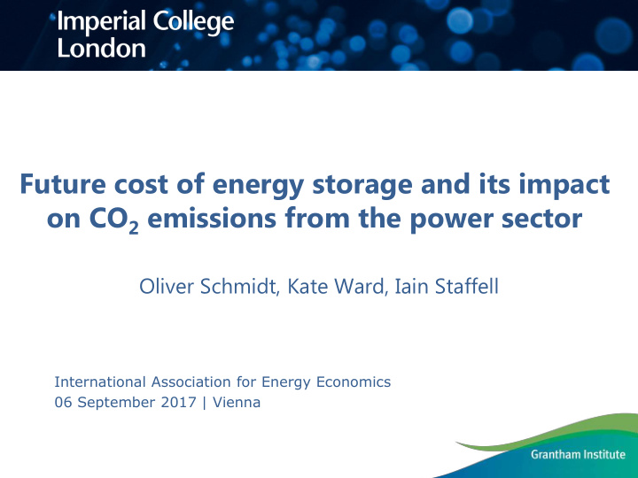 future cost of energy storage and its impact