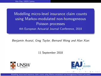 Modelling micro-level insurance claim counts  using Markov-modulated non-homogeneous  Poisson