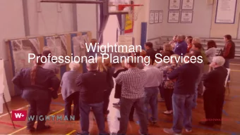 Wightman  Professional Planning Services  GOWIGHTMAN.COM  Its all about people.  Wightman