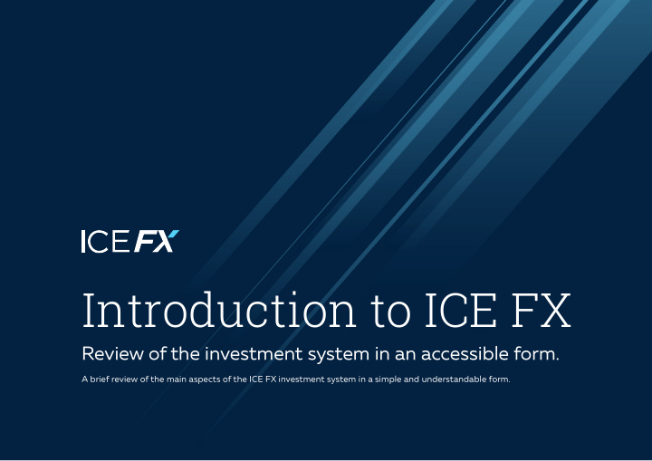 introduction to ice fx