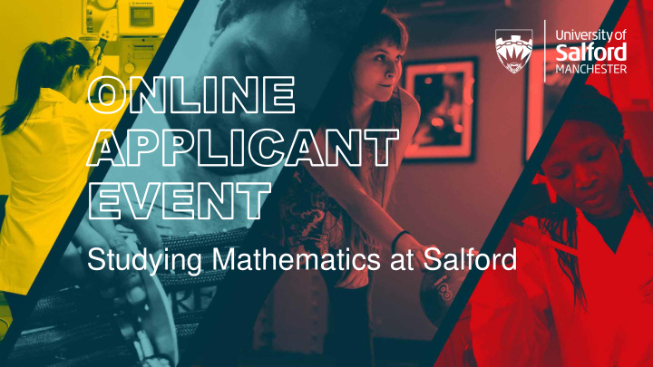 studying mathematics at salford location