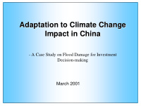 adaptation to climate change adaptation to climate change