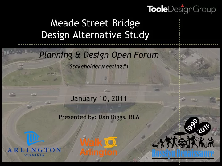 meade street bridge design alternative study
