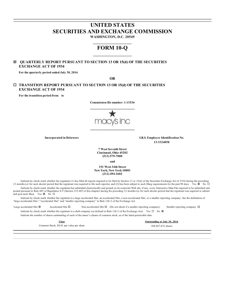 united states securities and exchange commission