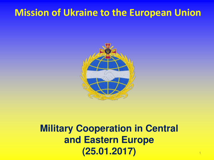 mission of ukraine to the european union