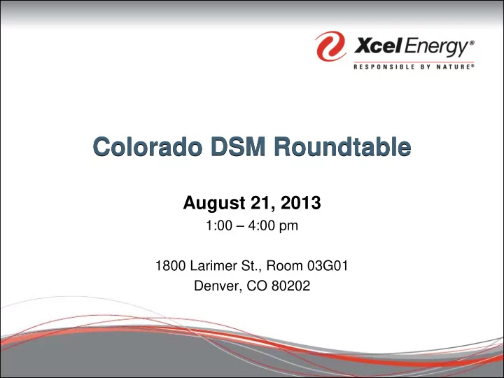colorado dsm roundtable colorado dsm roundtable