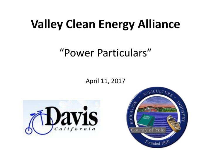 valley clean energy alliance