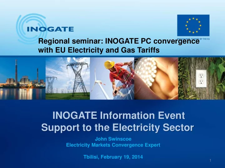support to the electricity sector