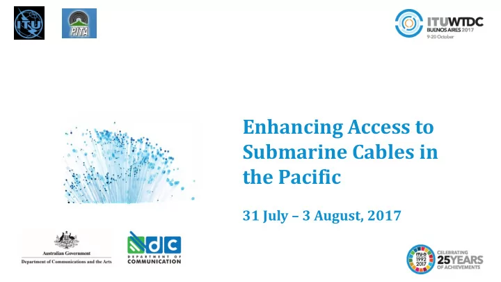 submarine cables in